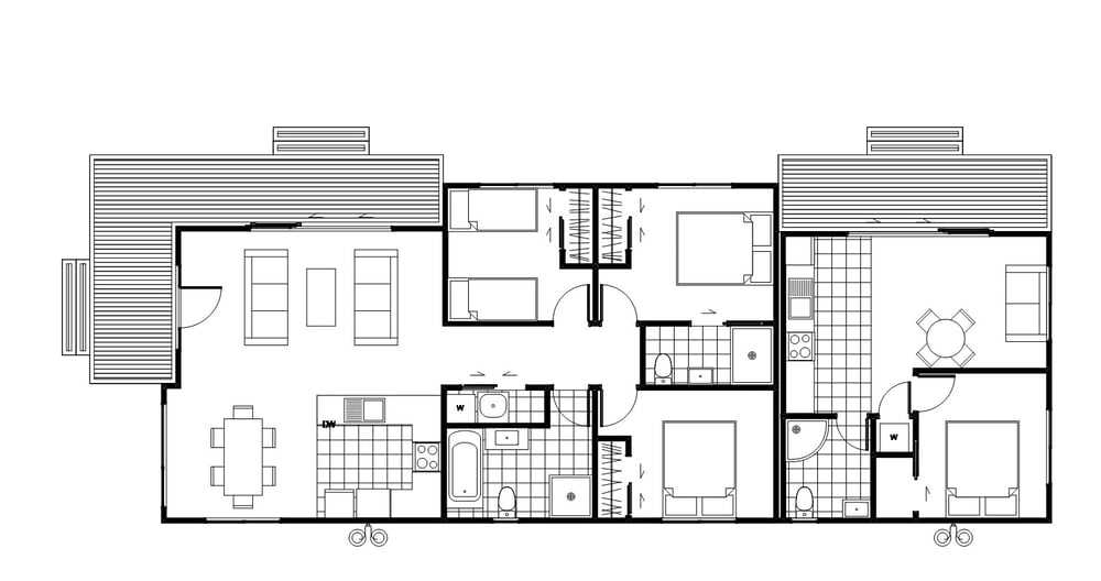 Kingston prefab home  with annex